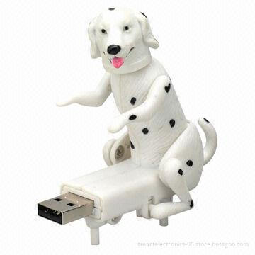 Dog-shaped USB flash drives